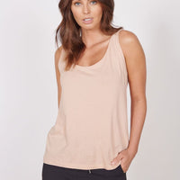 Camille Pink Loose Fit Vest Top-1