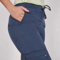 Charlotte Navy Formal Tailored Joggers-3