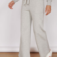 Eleanor Light Grey Loungewear Wide Leg Joggers-1
