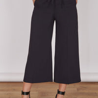 Grace Black Wide Leg Culottes-1