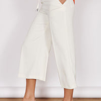 Grace Cream Wide Leg Culottes-2