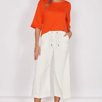 Grace Cream Wide Leg Culottes-1