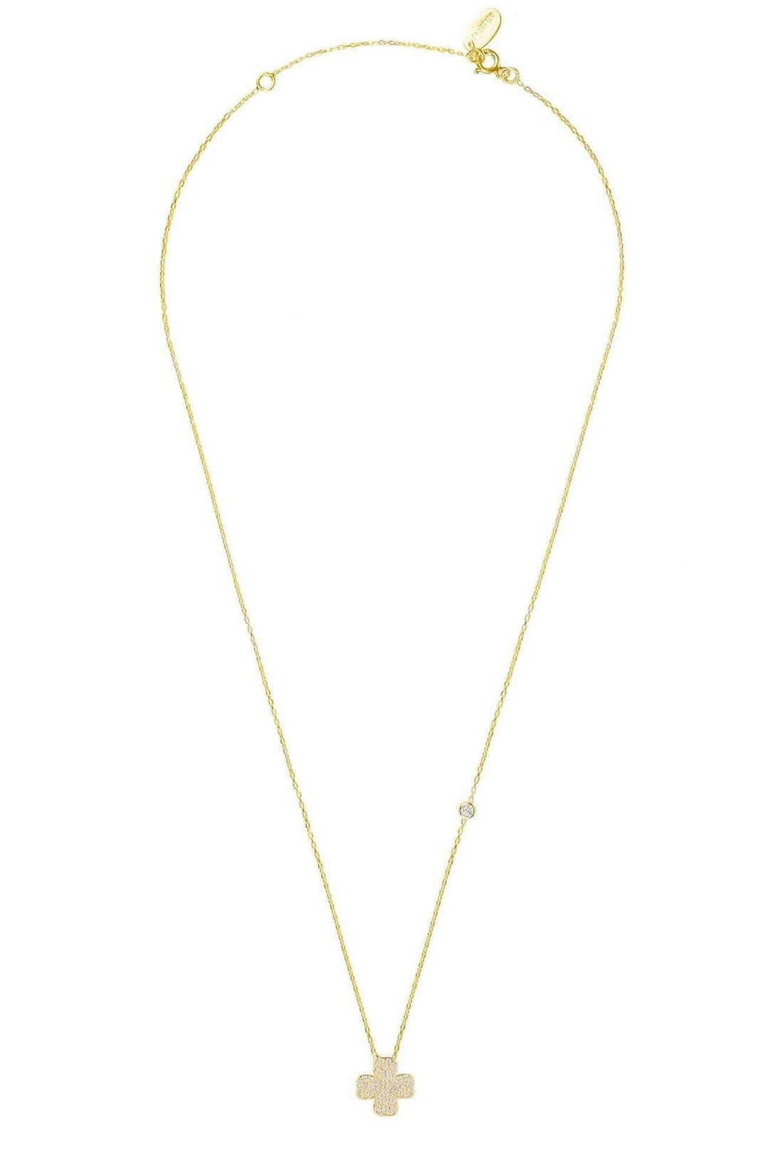 Lucky Four Leaf Clover Necklace-4