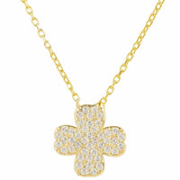 Lucky Four Leaf Clover Necklace-0