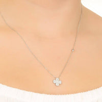 Lucky Four Leaf Clover Necklace-1