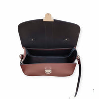 Olympia Handmade Leather Bag - Marsala Red-4