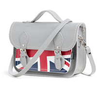Union Jack Midi Satchel - Ghost Grey-2