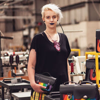 Leather Midi Satchel - Pride-4