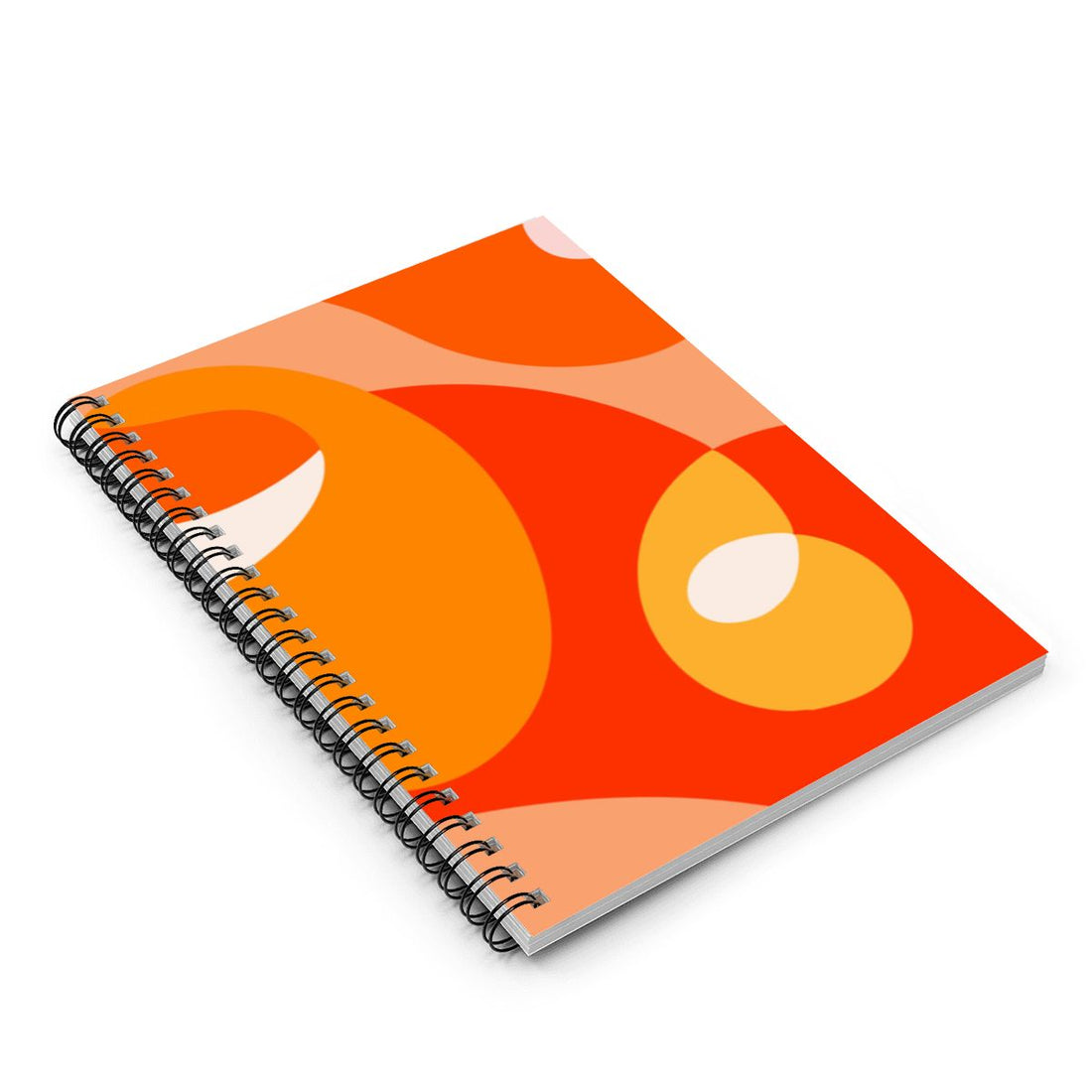 Orange Spiral Pack Of 3 Funky Notebooks