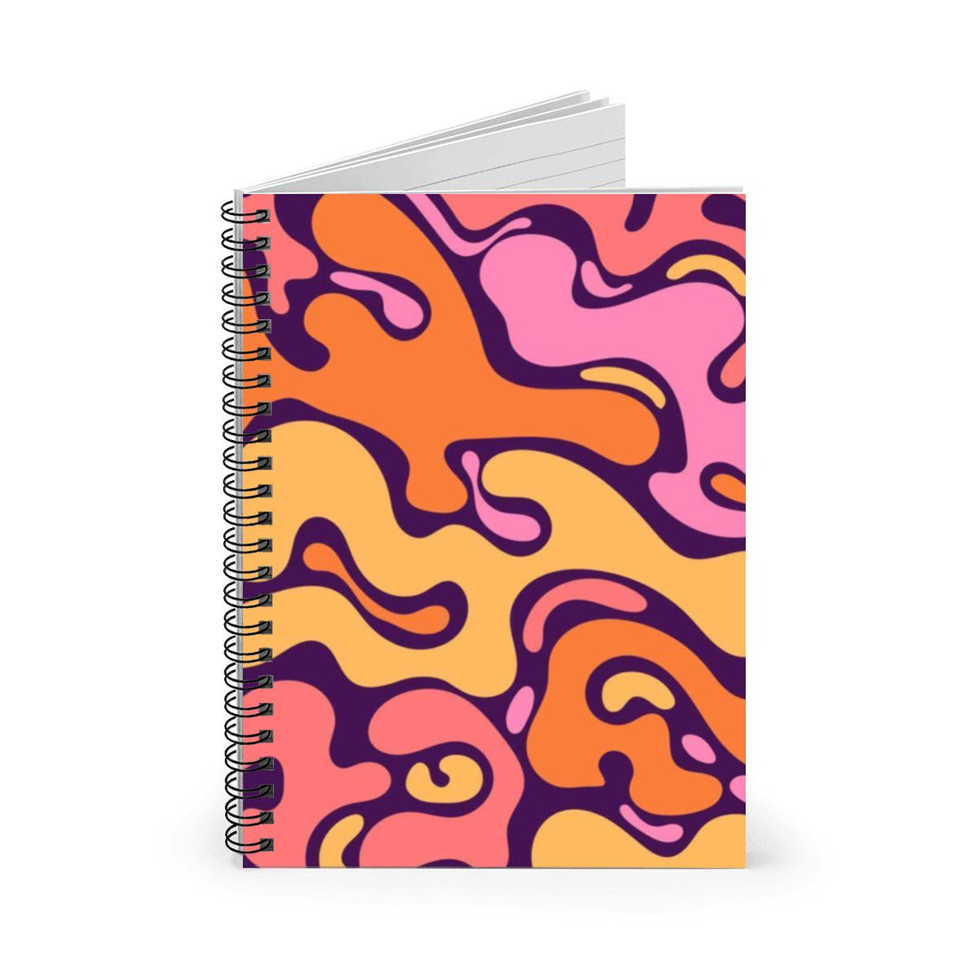 Orange Spiral Pack Of 3 Funky Notebooks
