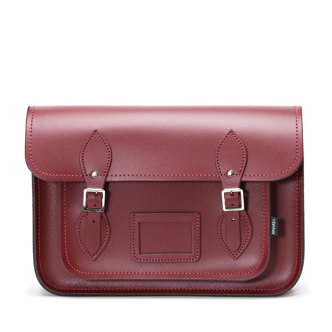 Handmade Leather Satchel - Oxblood Red-0
