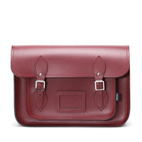 Handmade Leather Satchel - Oxblood Red-0