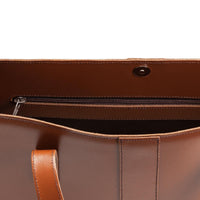 Handmade Leather Shopper - Chestnut-3