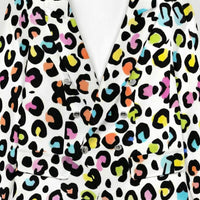 Women's Multi Color Leopard Print Casual Blazer