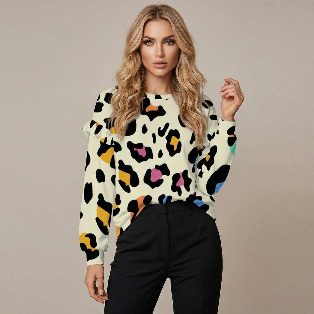 Animal Print Tops Women&