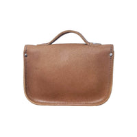 Leather Midi Satchel - Tannery Tan-4