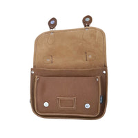 Leather Midi Satchel - Tannery Tan-3