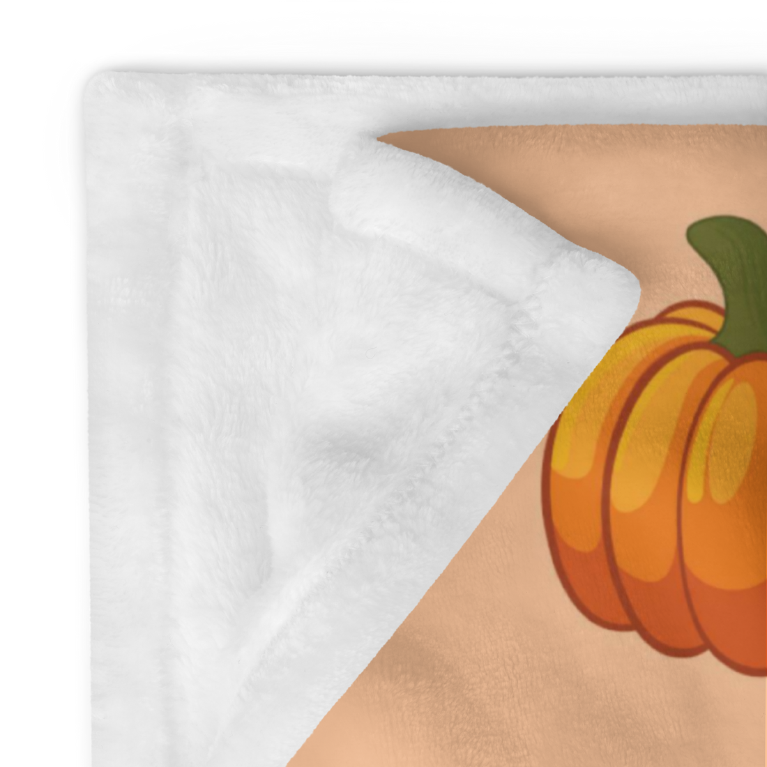 Orange Turkey Thanksgiving Blanket Fleece