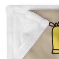 Light Brown Holiday Christmas Throw Blanket