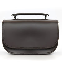 Aura Handmade Leather Bag - Dark Brown-0